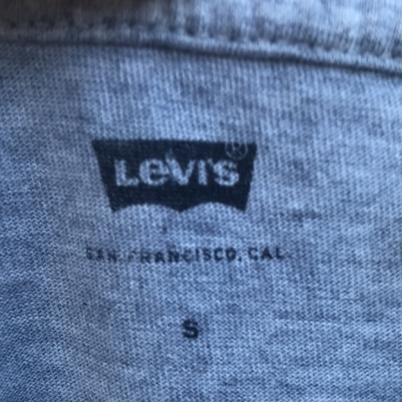 Levi T-Shirt grey Rainbow logo - Picture 4 of 7